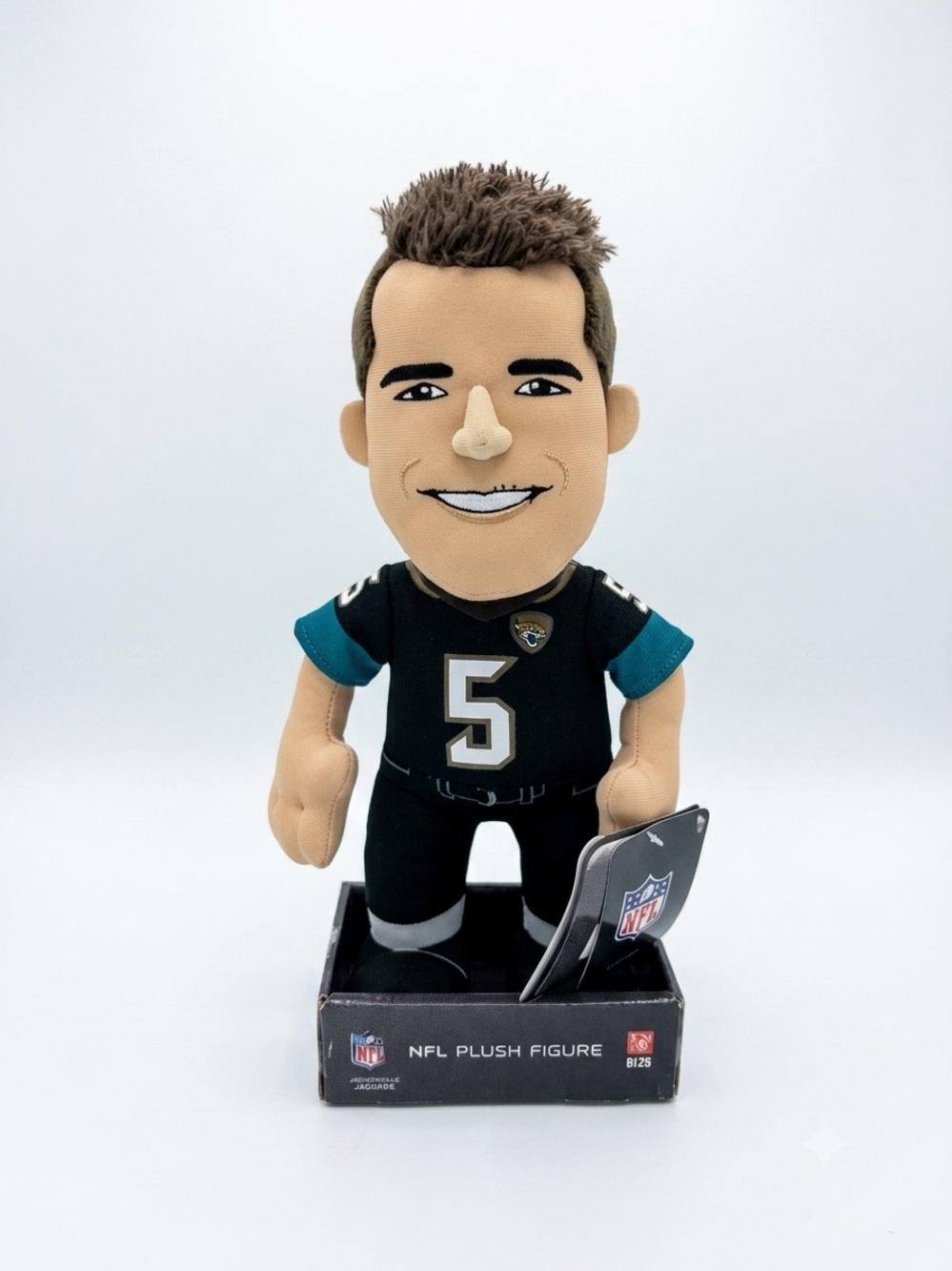 Jacksonville Jaguars #5 NFL Plush Figure - Black & Teal